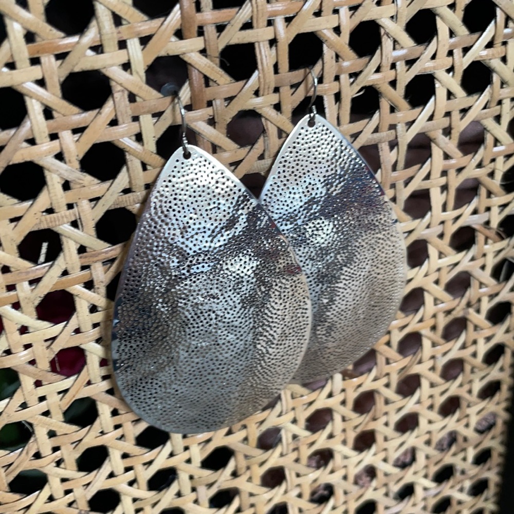 Silver earrings